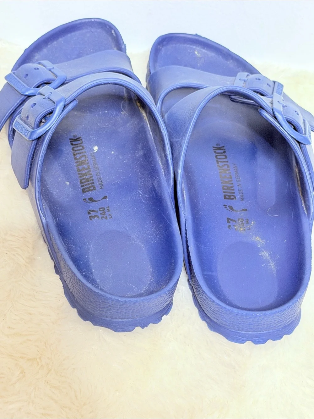 Birkenstocks Arizona Essentials navy size (37) US SZ 6.5 youth